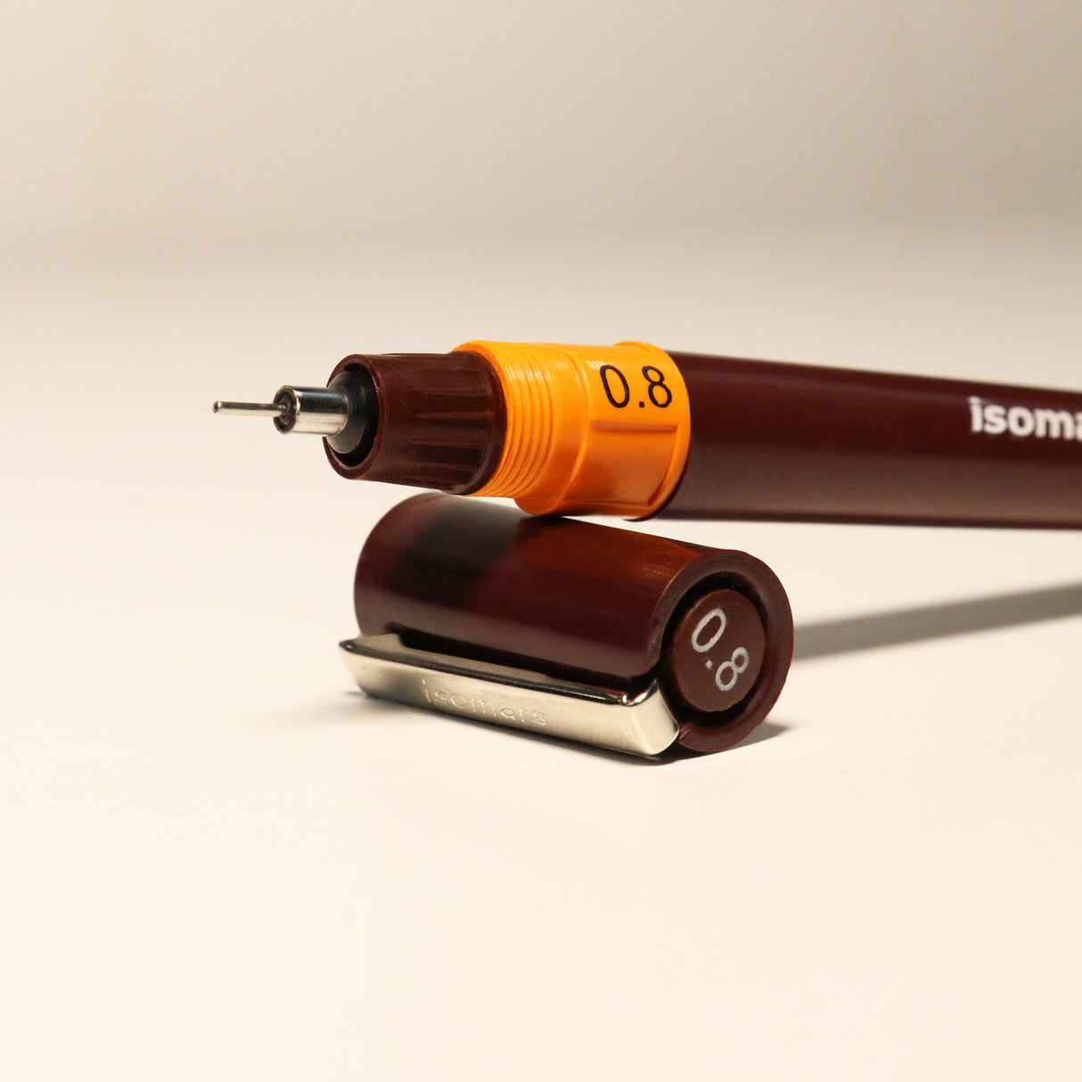 Isomars Technoart Fineliner Pen 0.8mm with Waterproof Black Ink Set