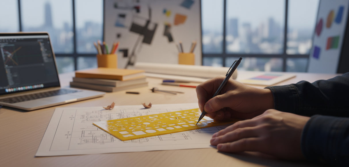 Isomars Electronics Circuit Design Template Stencil
