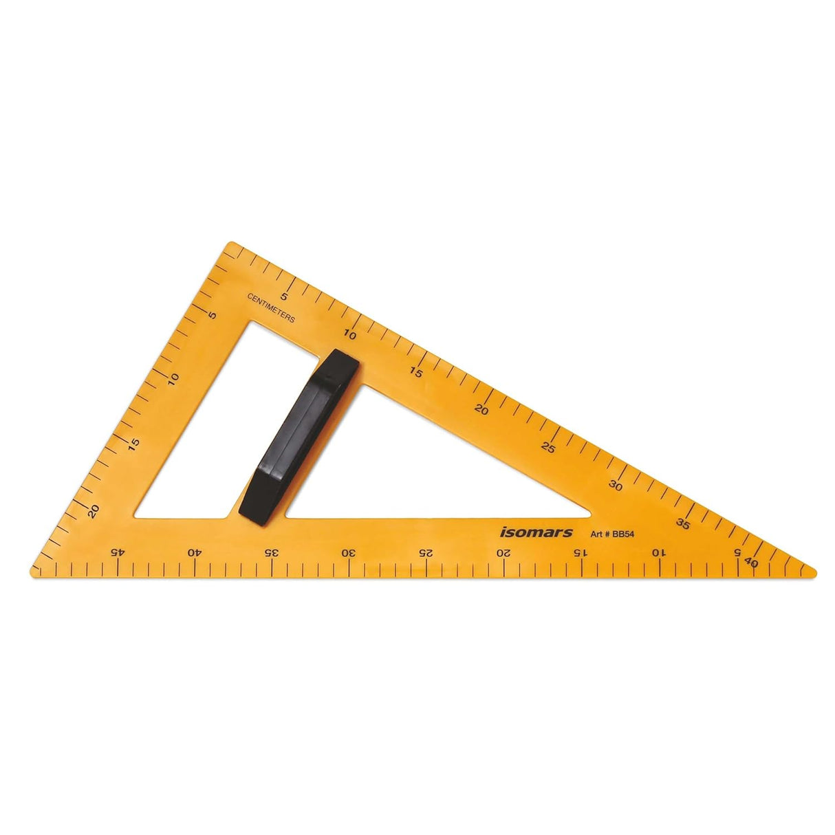 Isomars Teacher's Set Square | 60/30 Degrees | Extra Large Size for Blackboard/Whiteboard | With Detachable Handle
