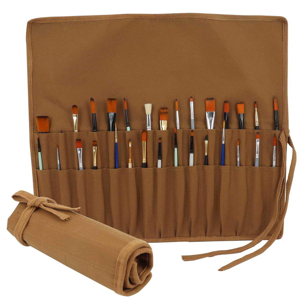Isomars Brush Roll Up case (Brown)