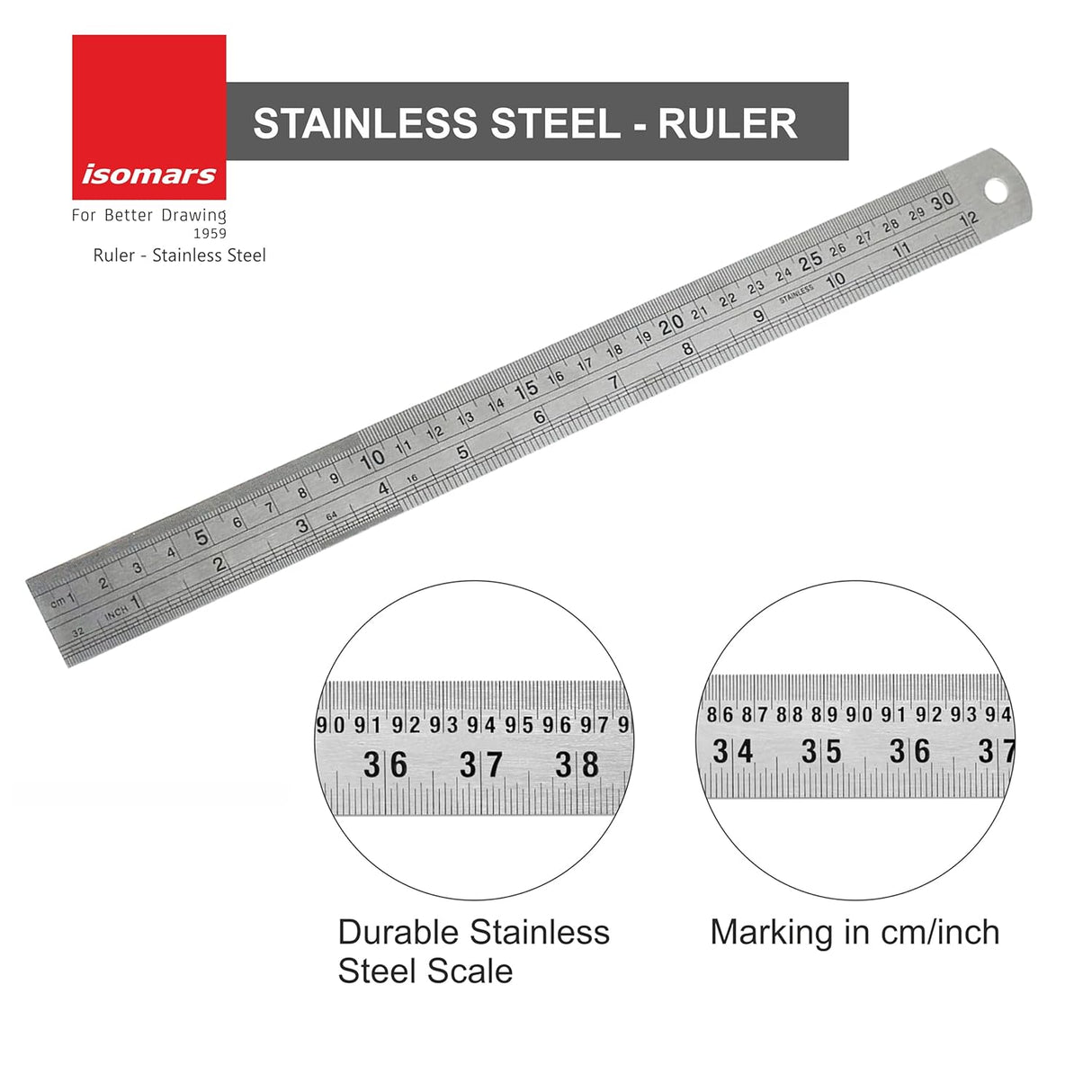 Isomars A2 Drawing Board Table Model Kit (Set of 10 Items) - Comes with 18.5" x 25" Drawing & Drafting Board Ideal for Architects, Engineers, Designers & Artists Students and Professionals