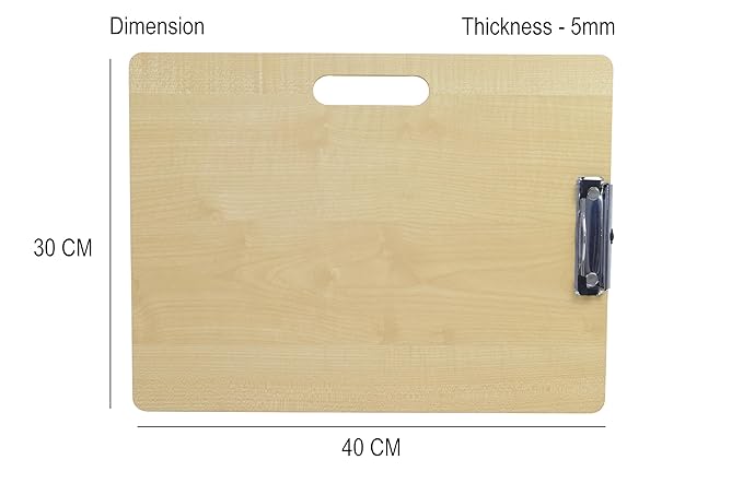 Isomars Drawing Sketch Board - 12" x 16" Portable for Artists, Students & Designers – Ideal for Drawing, Sketching, Drafting & Painting