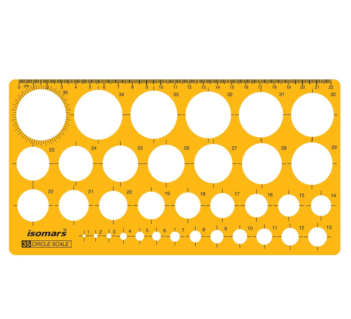 Isomars Technical Drawing Drafting Templates Set of 4 - with French Curves