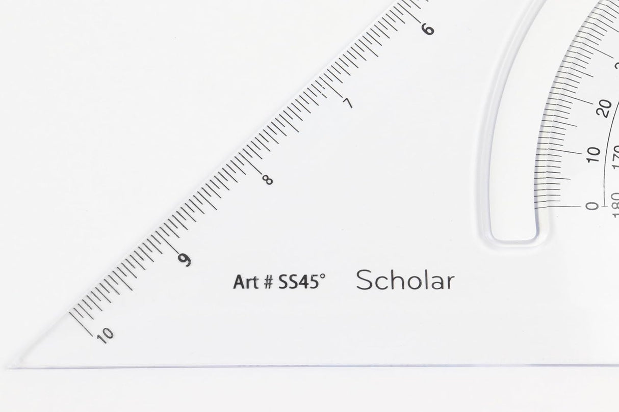 Isomars Student Drafting Kit – 6 - Piece Engineering Drawing Set with Compass, Scale, Set Squares, Protractor & Protective Carry Pouch – Ideal for Architecture & Engineering Students - DSS-E