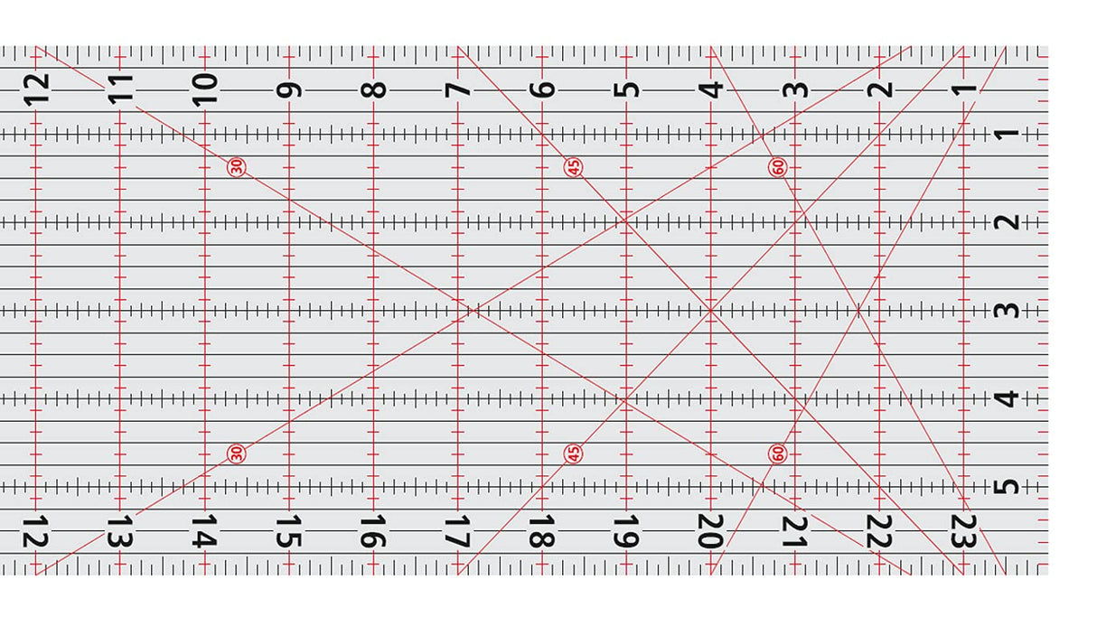 Isomars Imperial Design Quilting Ruler - 6" x 24"