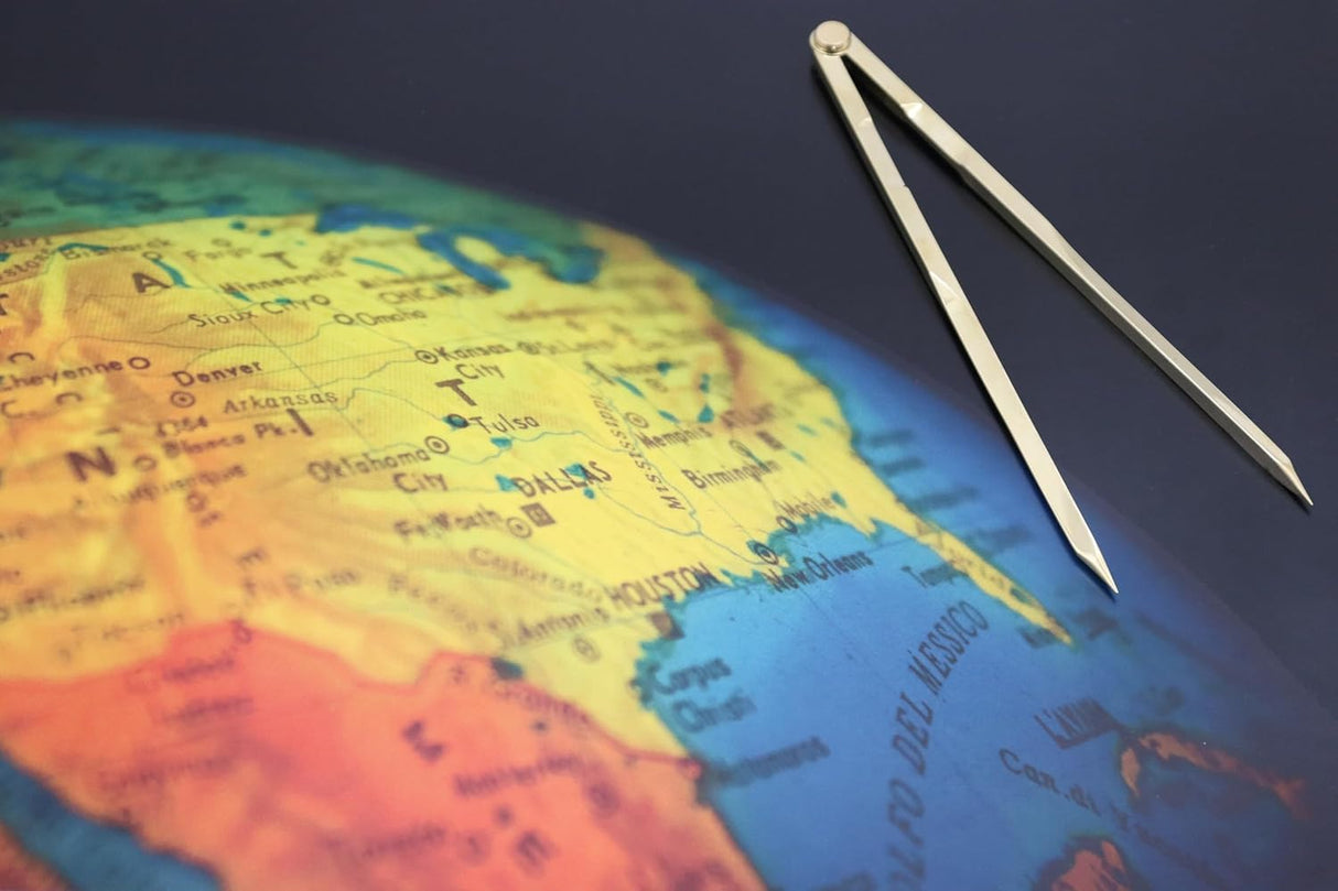 Isomars Universal Nautical Protractor with Marine/Nautical Divider