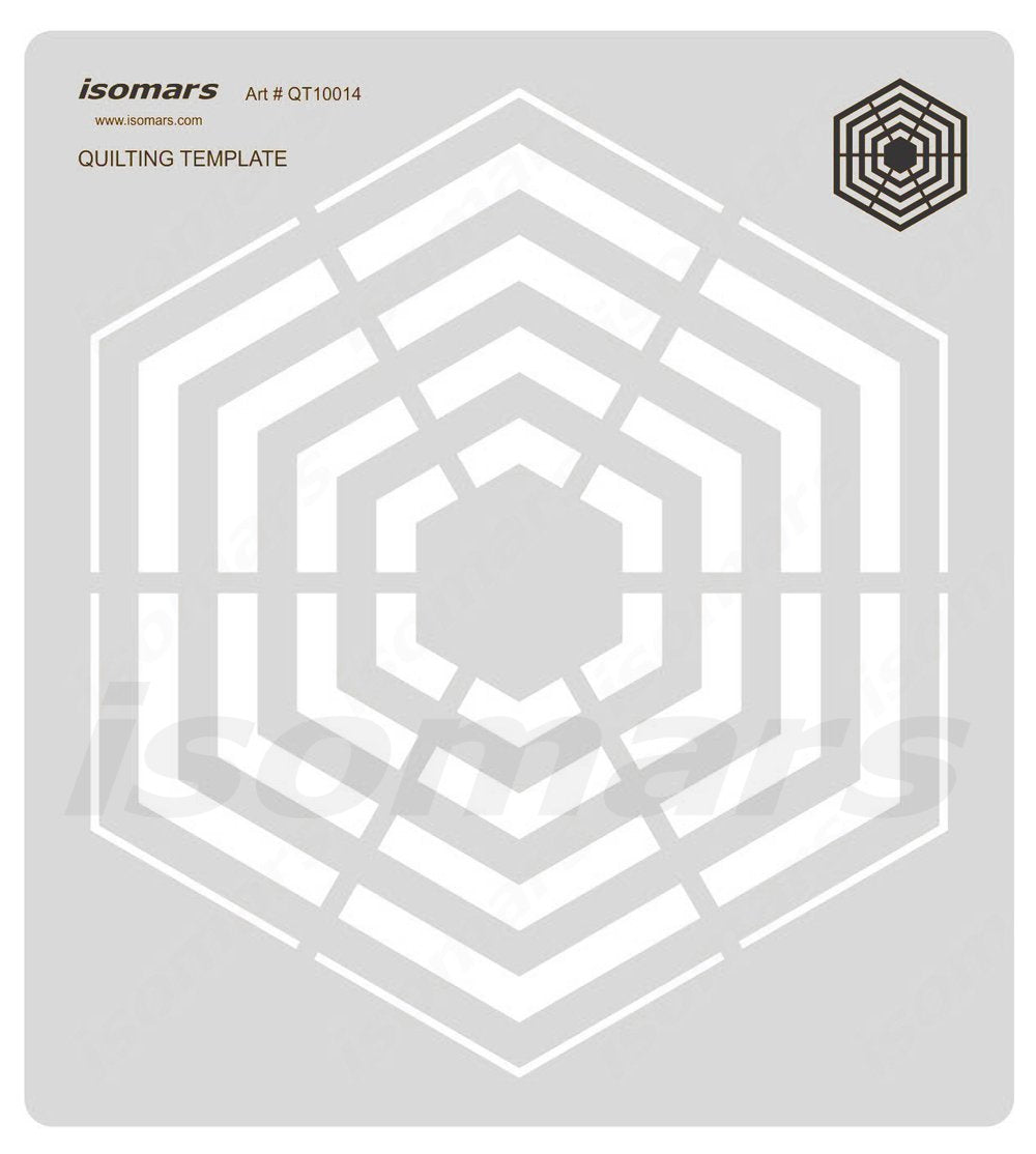 Isomars Acrylic Quilting Craft Template for Decorative Fabric Tracing