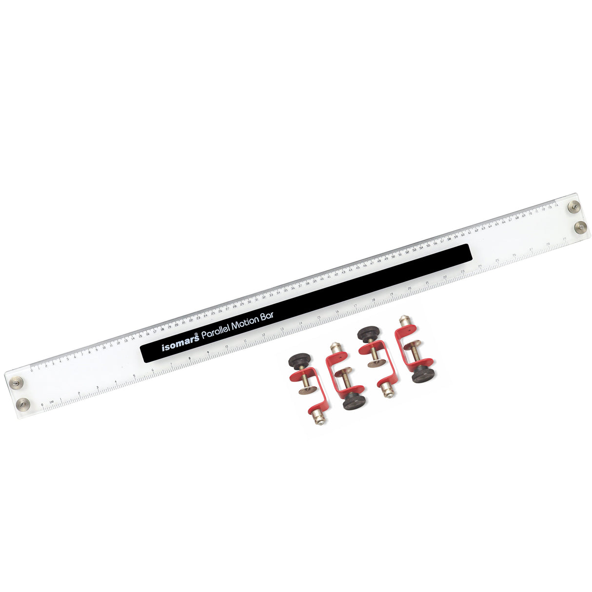 Isomars Parallel Bar & Metal Clamps Combo Set