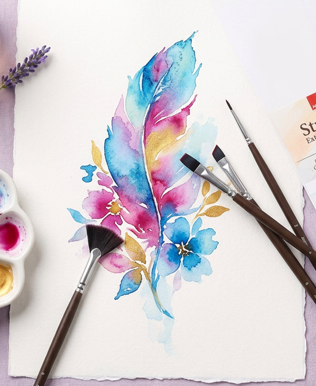 Professional Synthetic Artist Brushes For Oil Painting And Decorative Artwork