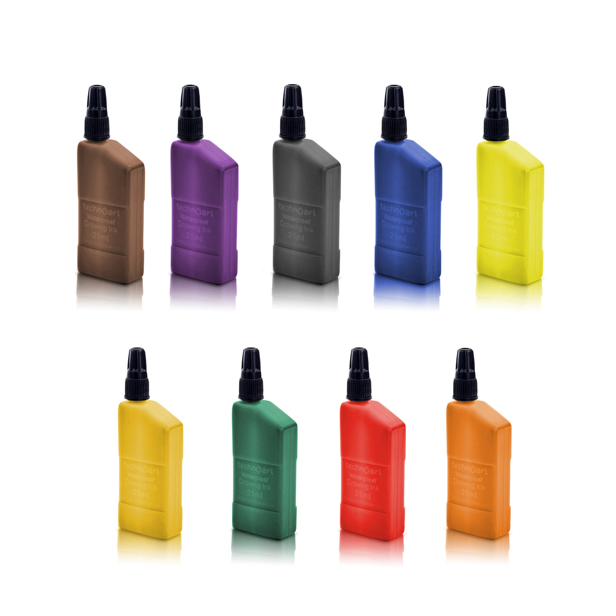 Isomars Technoart Technical Drawing Ink Combo (Set of 9)