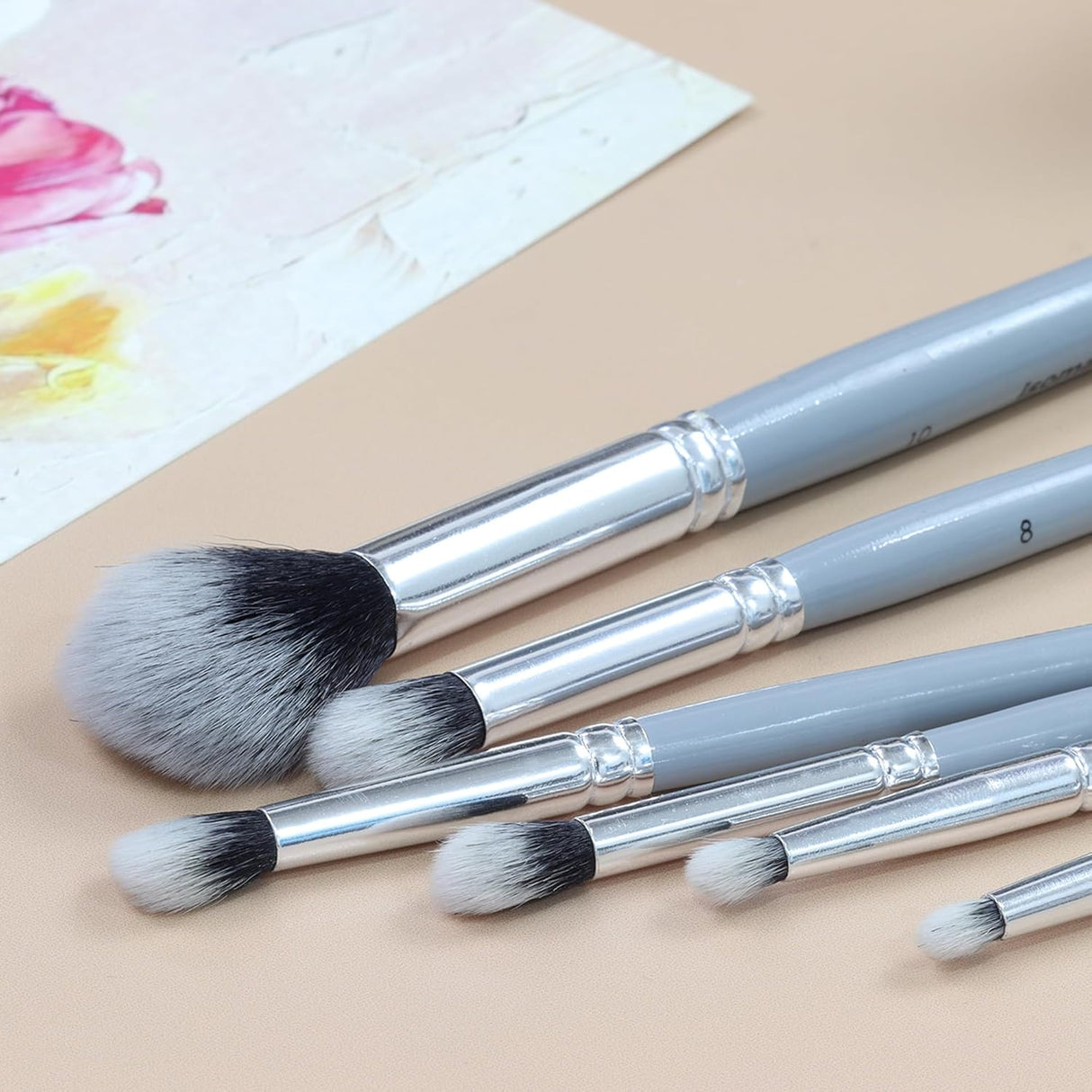 Isomars Creative - Blendng Brush - Round - Set of 6 - Artist Quality Brushes - Isomars