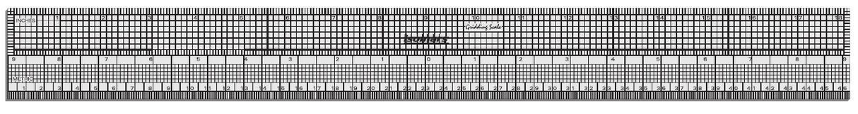 Isomars Fashion Designing Kit, Tailoring Scale Set of 8, L-Square, Straight, Curved Rulers for Quilting and Tailoring - Isomars