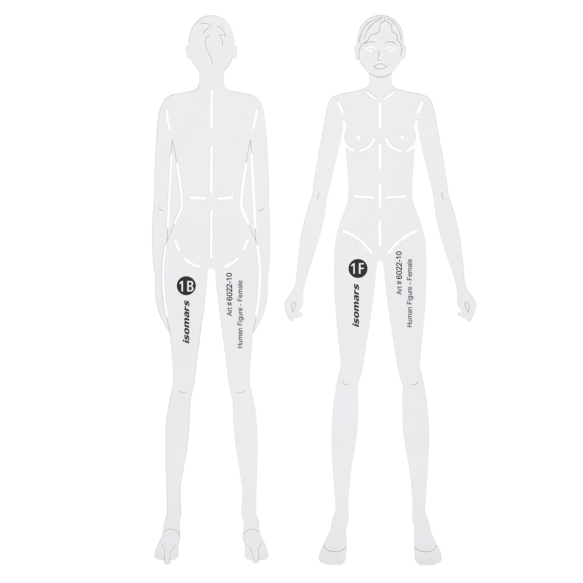 Isomars Female Human Figure Template for Fashion Designing-10 - Isomars