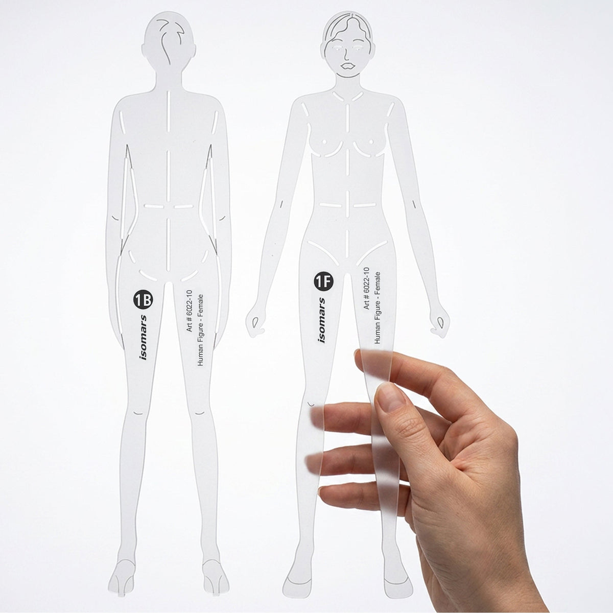 Isomars Female Human Figure Template for Fashion Designing-10 - Isomars