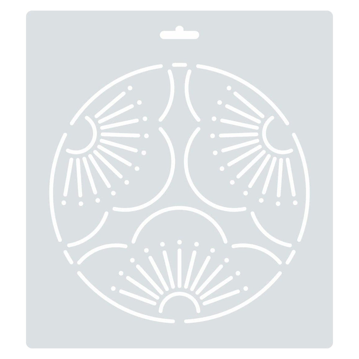Isomars Floral Mandala Design Template Stencil for Art & Craft10111C - Isomars