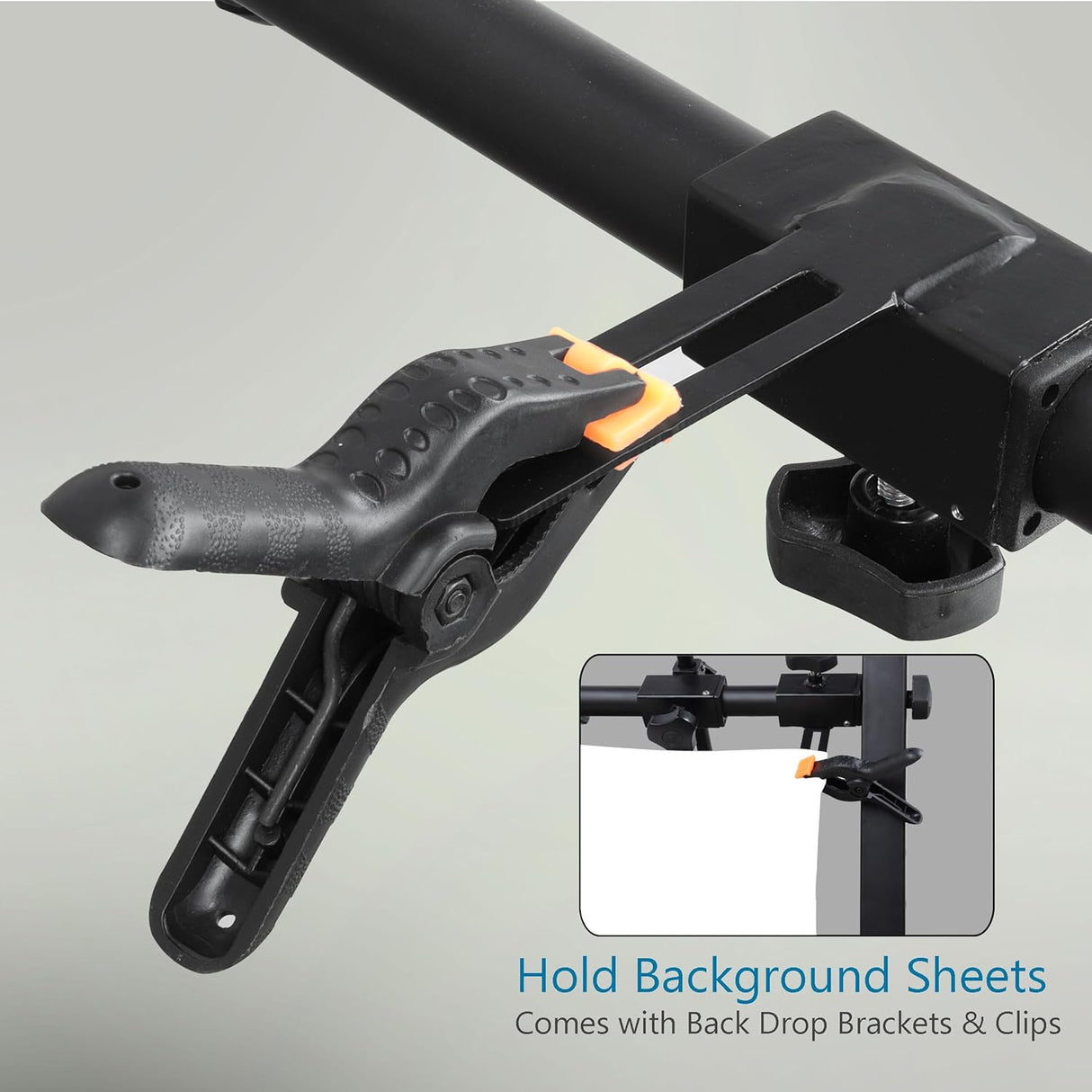 ISOMARS Overhead Camera & Phone Stand | Adjustable 10 Height Levels Product Photography Stand with Dual Light Holders, Background Sheet Brackets & Clips for Overhead Photos & Videos - Isomars