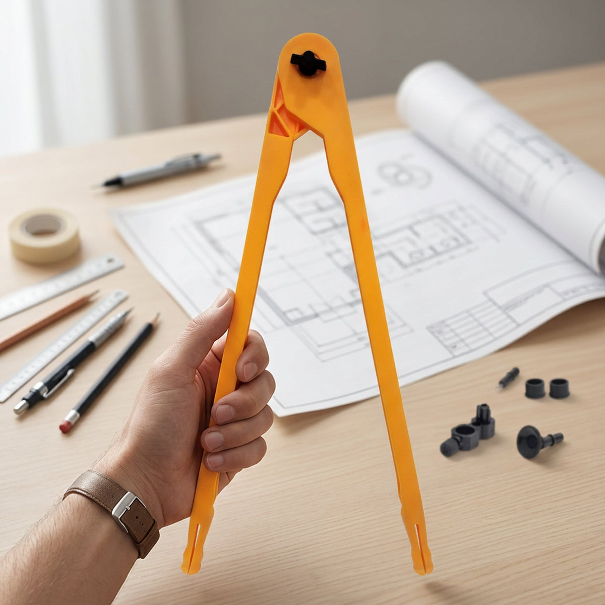 Isomars Plastic Compass Divider 422mm for Blackboard & Whiteboard - Isomars