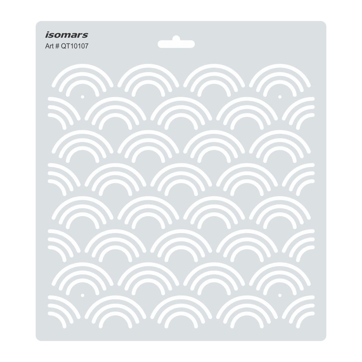 Isomars Rainbow Quilting Template for Sewing, Patchwork & Crafts 10107 - Isomars