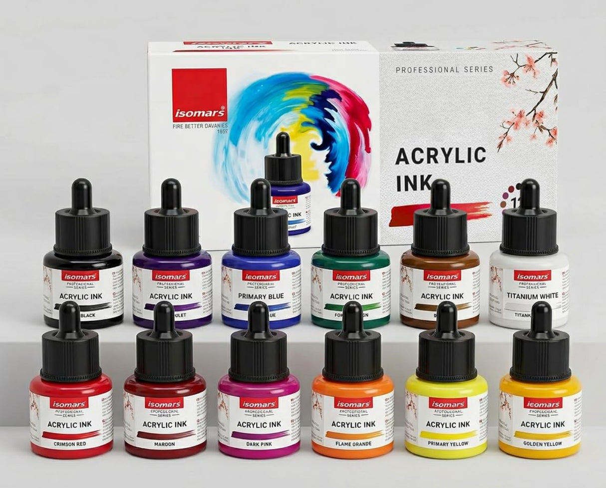 isomars acrylic ink set