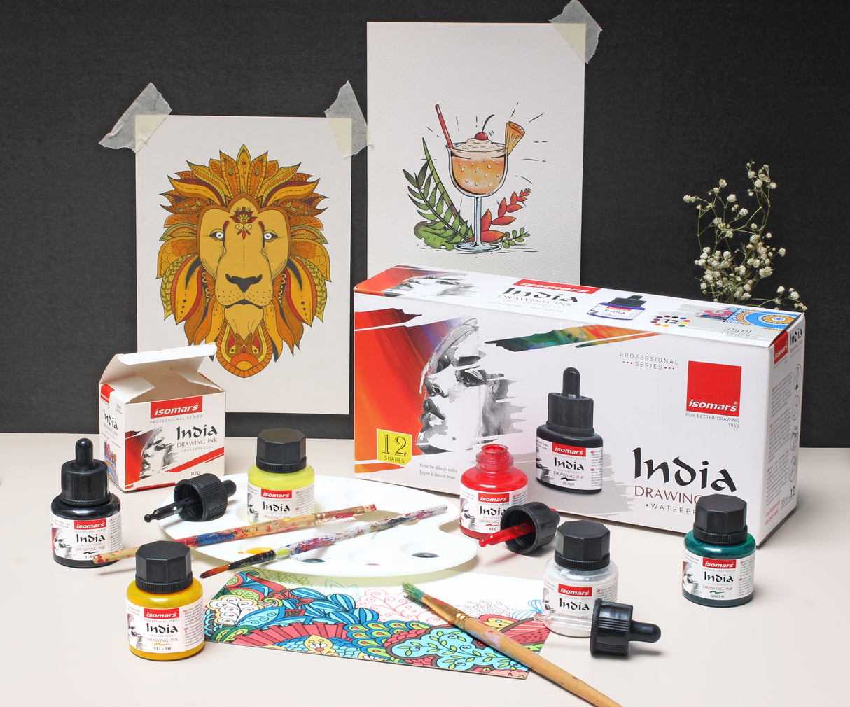 isomars india drawing ink kit