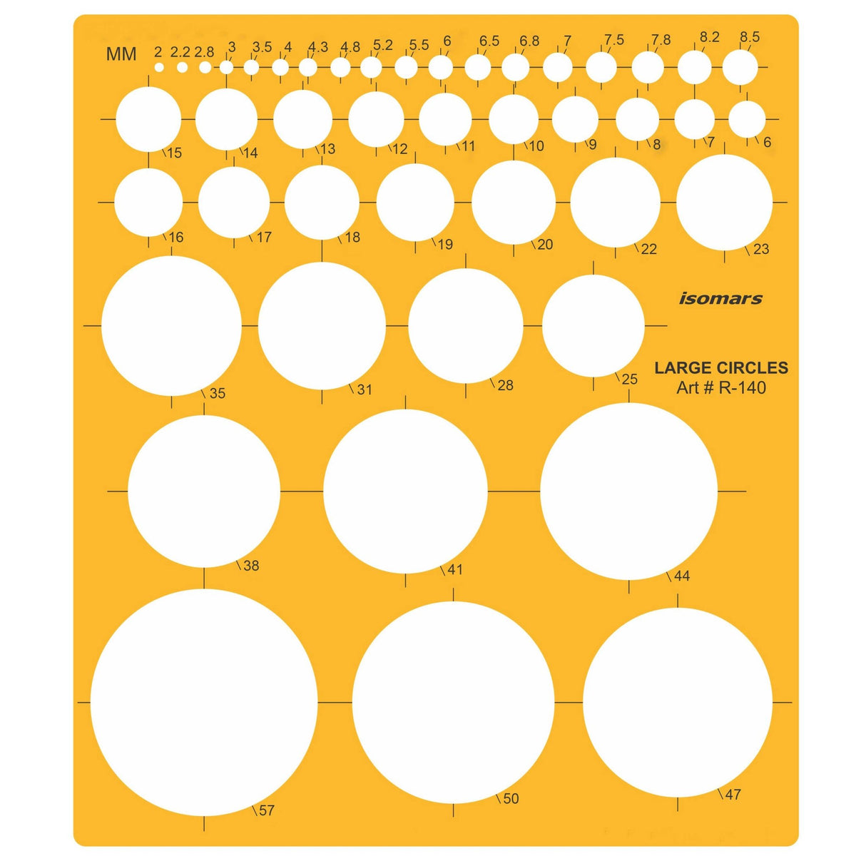 Large Circles Template - Isomars