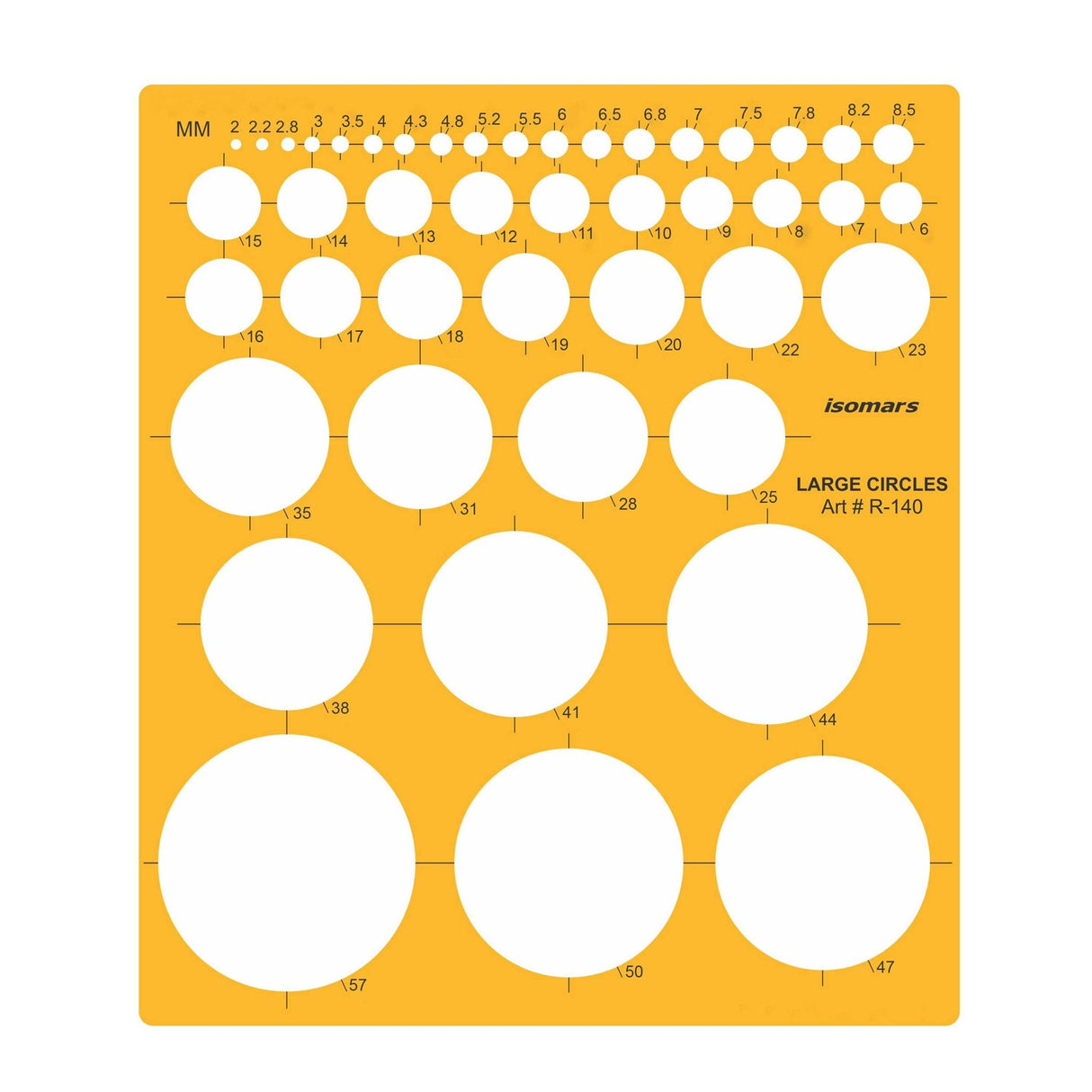 Large Circles Template - Isomars