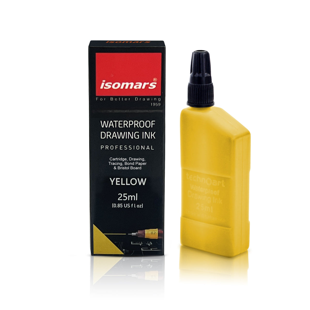 Technoart Technical Drawing Pen Ink (25ml) - Isomars