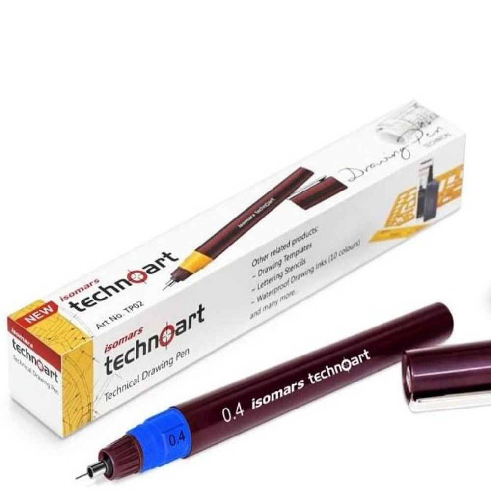 ISOMARS FINELINER TECHNICAL DRAWING PEN 0.4