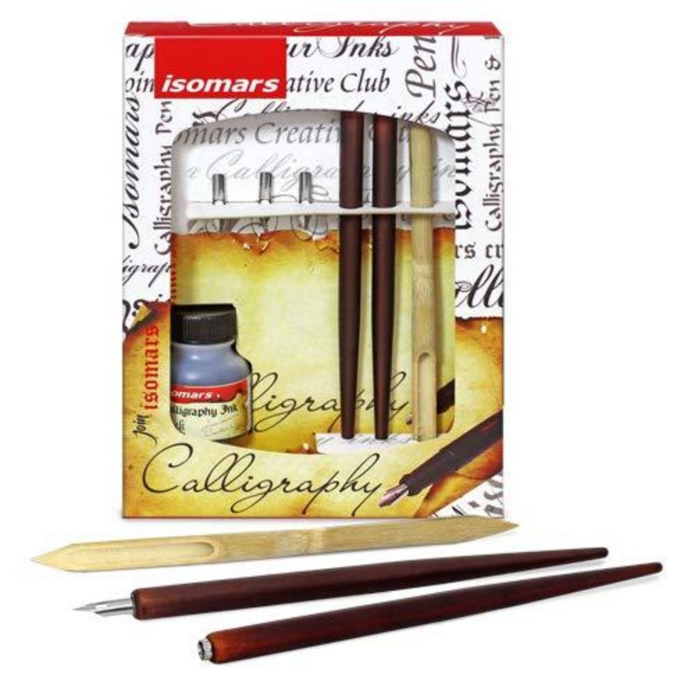Calligraphy Pen Set Wood - Arabic