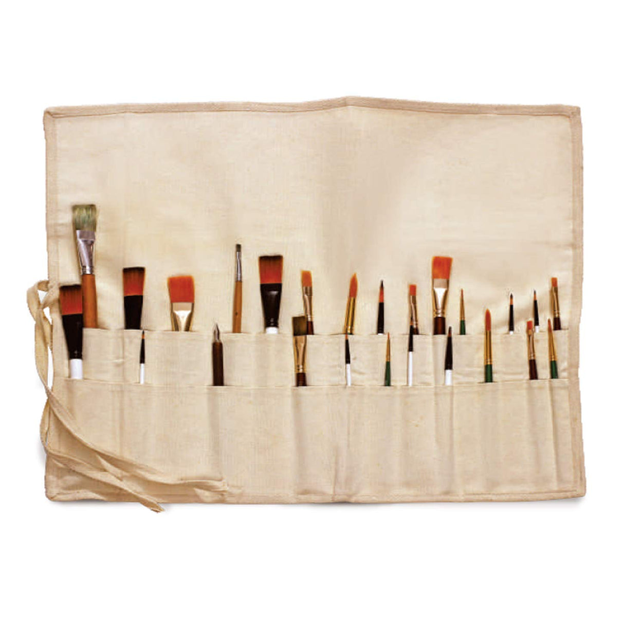 Brush Roll Up Case (Natural)