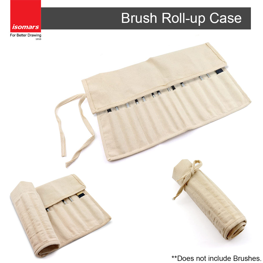 Brush Roll Up Case (Natural)