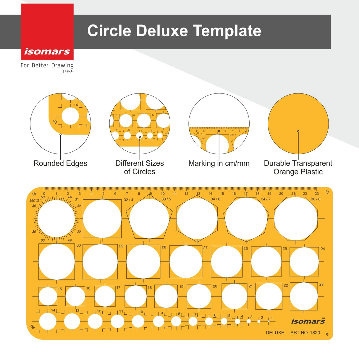 Deluxe Circle Template - Isomars