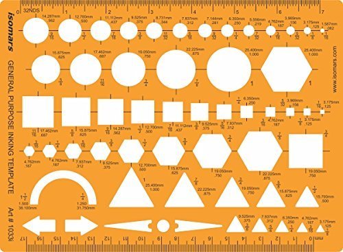 General Purpose Circle Template Combo - Isomars