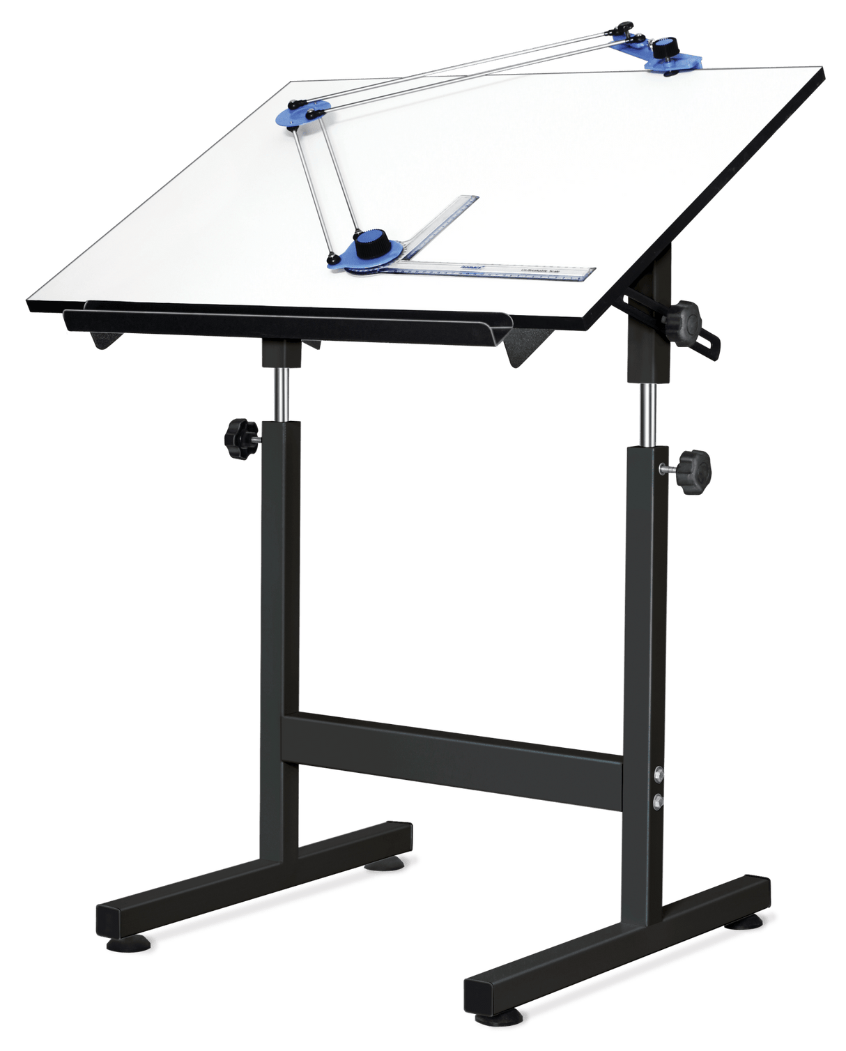 Isomars Drawing Board Table - Scholar with White Laminated Board Size - 25.5"x35" and Drafter - Isomars