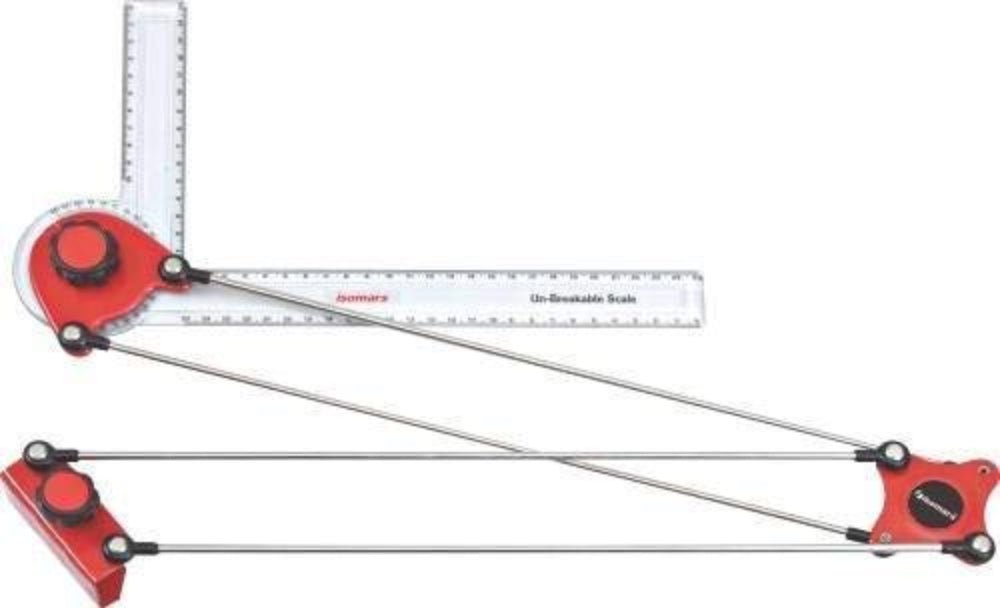ISOMARS Drawing & Drafting Board A2 Size (18.5 x 25 Inches) with Mini Drafter | Professional Drawing Board for Architects, Engineers, Artists & Students - Isomars