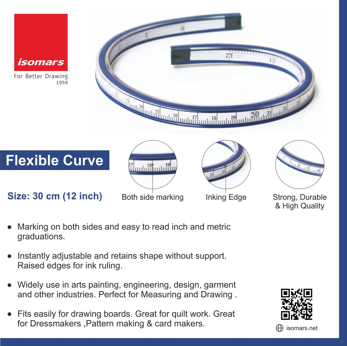 Isomars Flexible Curve- 12" - Isomars
