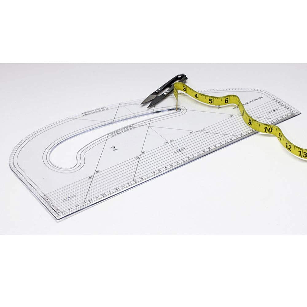 Isomars Pattern Curve with Tailoring Ruler Set of 4 - Isomars