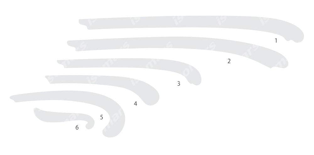 Isomars Ship Curves - Set of 6 - Isomars
