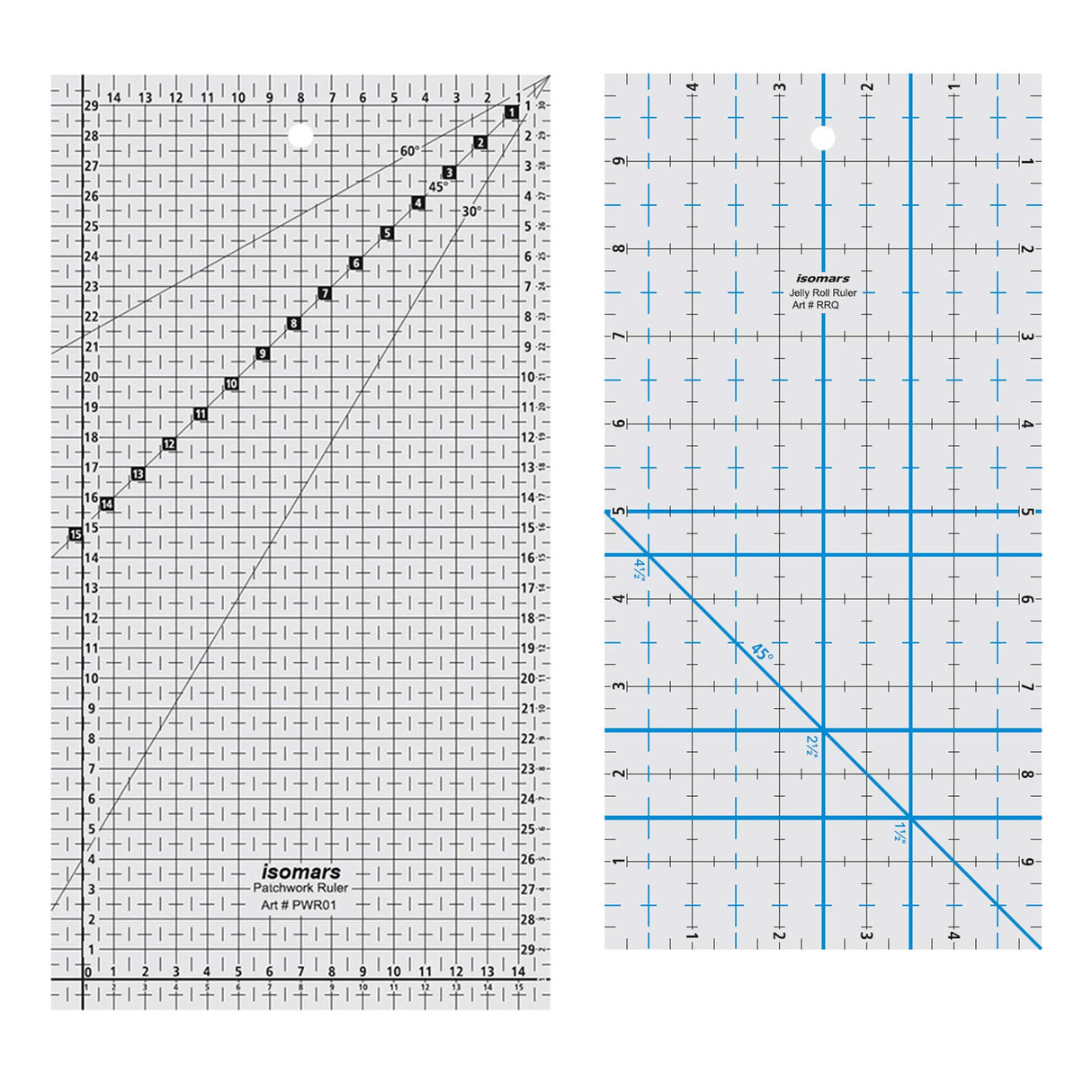Patchwork Quilting Ruler & Roll Ruler Quilting - Isomars