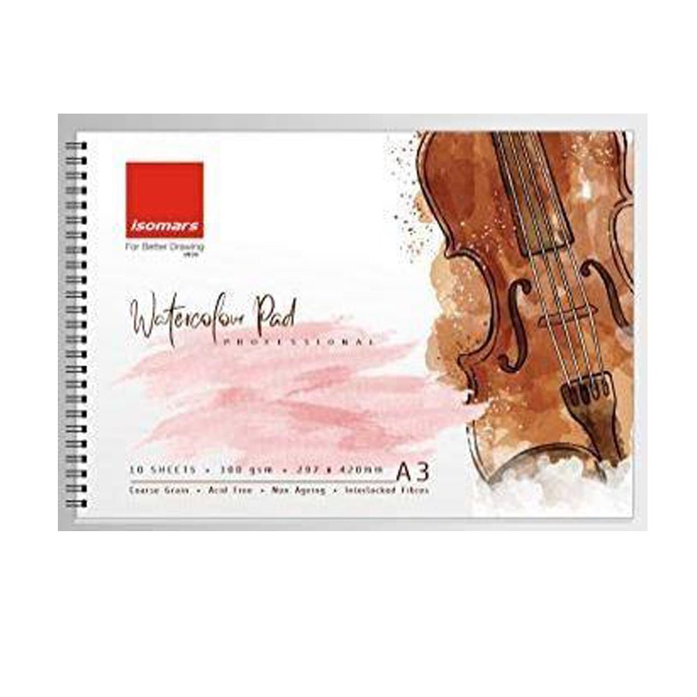 Professional Watercolour Pad A3 - Isomars