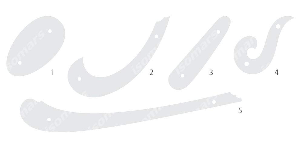 Ship Curves (Set of 5) - Isomars