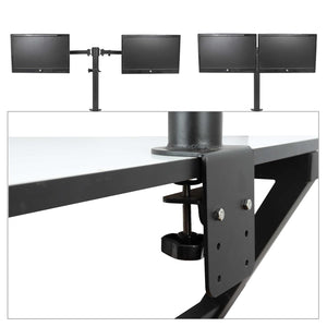 Isomars Monitor Arm Mount Stand Double Screen (Monitor) - Adjustable Height & Angles