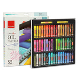Isomars Oil Pastels, 52 Vibrant Shades, Professional Artist Drawing Set