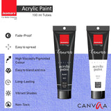 Isomars Black & White Acrylic Paint Combo - 100ml - ARTIST SERIES