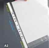 Isomars Transparent Document Sleeves Set of 12 - A2 Size