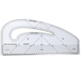 Isomars Pattern Master Combo (Clear) | Quilting/Tailoring Rulers for Fashion Designing