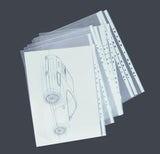 Isomars Transparent Document Sleeves Set of 12 - A2 Size