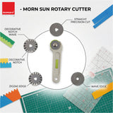 Isomars A3 Self-Healing Cutting Mat with 12 Inch Quilting Ruler and Rotary Cutter | Sewing Tools, Fabric Cutter, Patchwork Ruler, Tailoring & Fashion Designing Kit