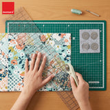 Isomars A3 Self-Healing Cutting Mat with 24 Inch Quilting Ruler & Rotary Cutter Set | Fabric Cutting Kit for Sewing, Tailoring, Quilting, Patchwork, Fashion Designing & Crafts