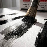 Isomars Acrylic Ink Black Set of 2, 35ml Each with Dropper